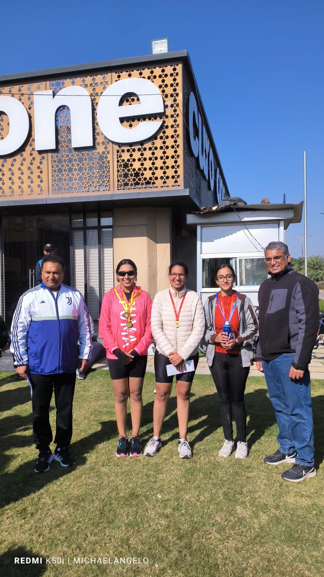 PEC Student Nanki won 2 Bronze Medals in Cycling Event